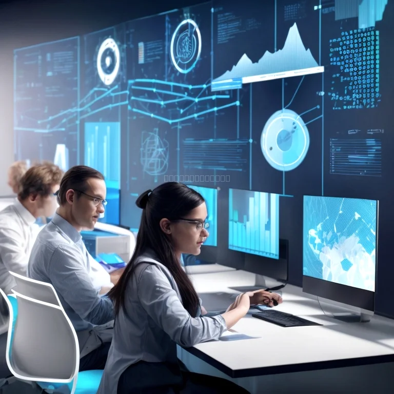 Equipo de expertos trabajando en IA en BrainETop